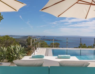 Can Romero, villa with sea view in Ibiza, Es Cubells